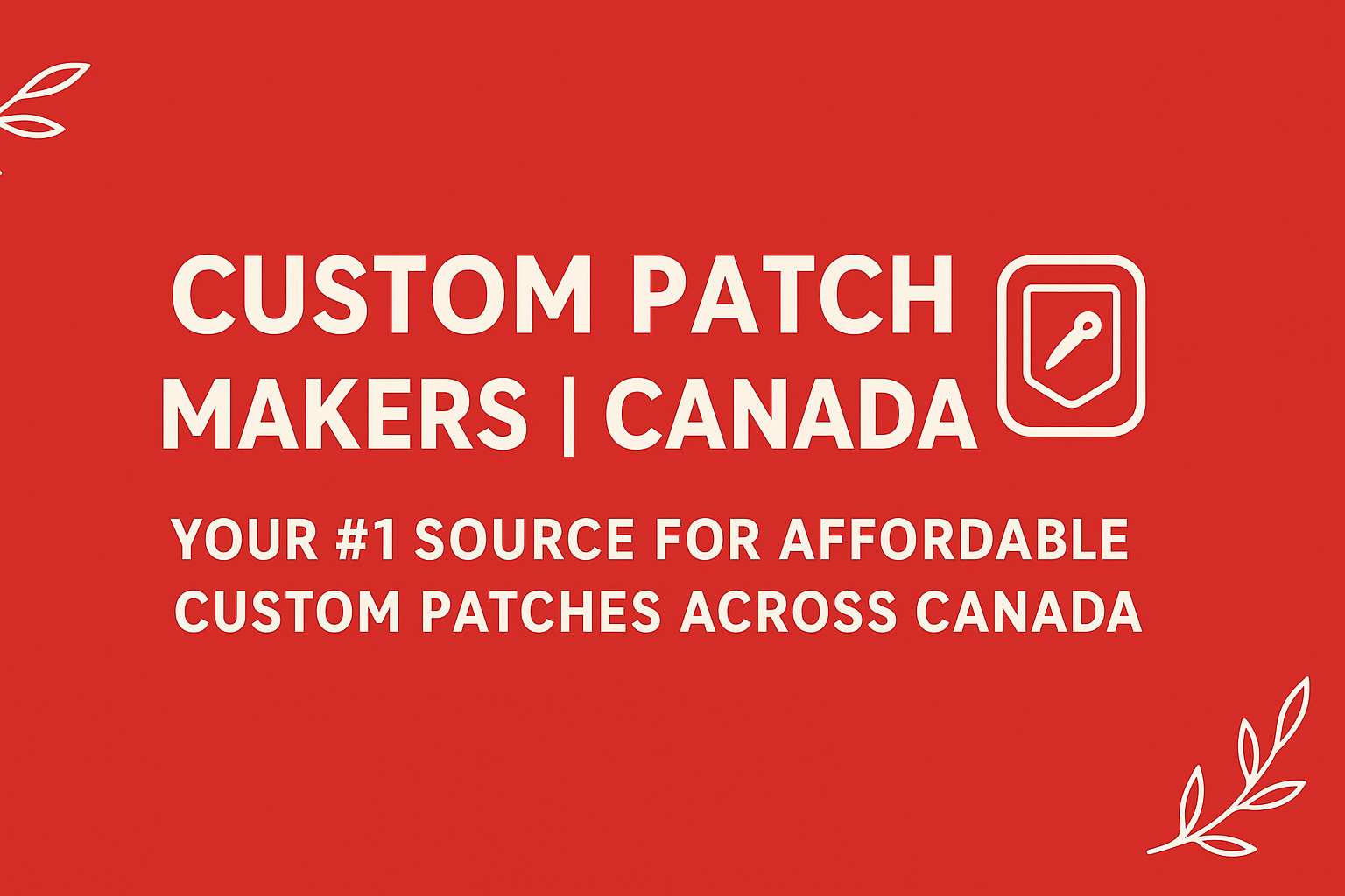 Custom Patch Makers Canada