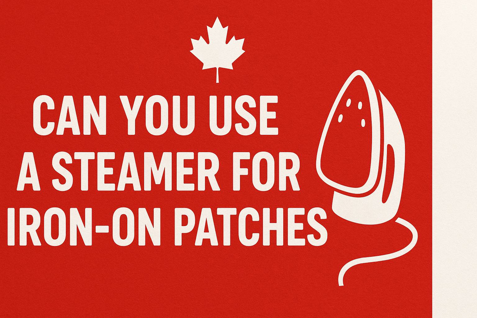 Can You Use a Steamer for Iron-On Patches
