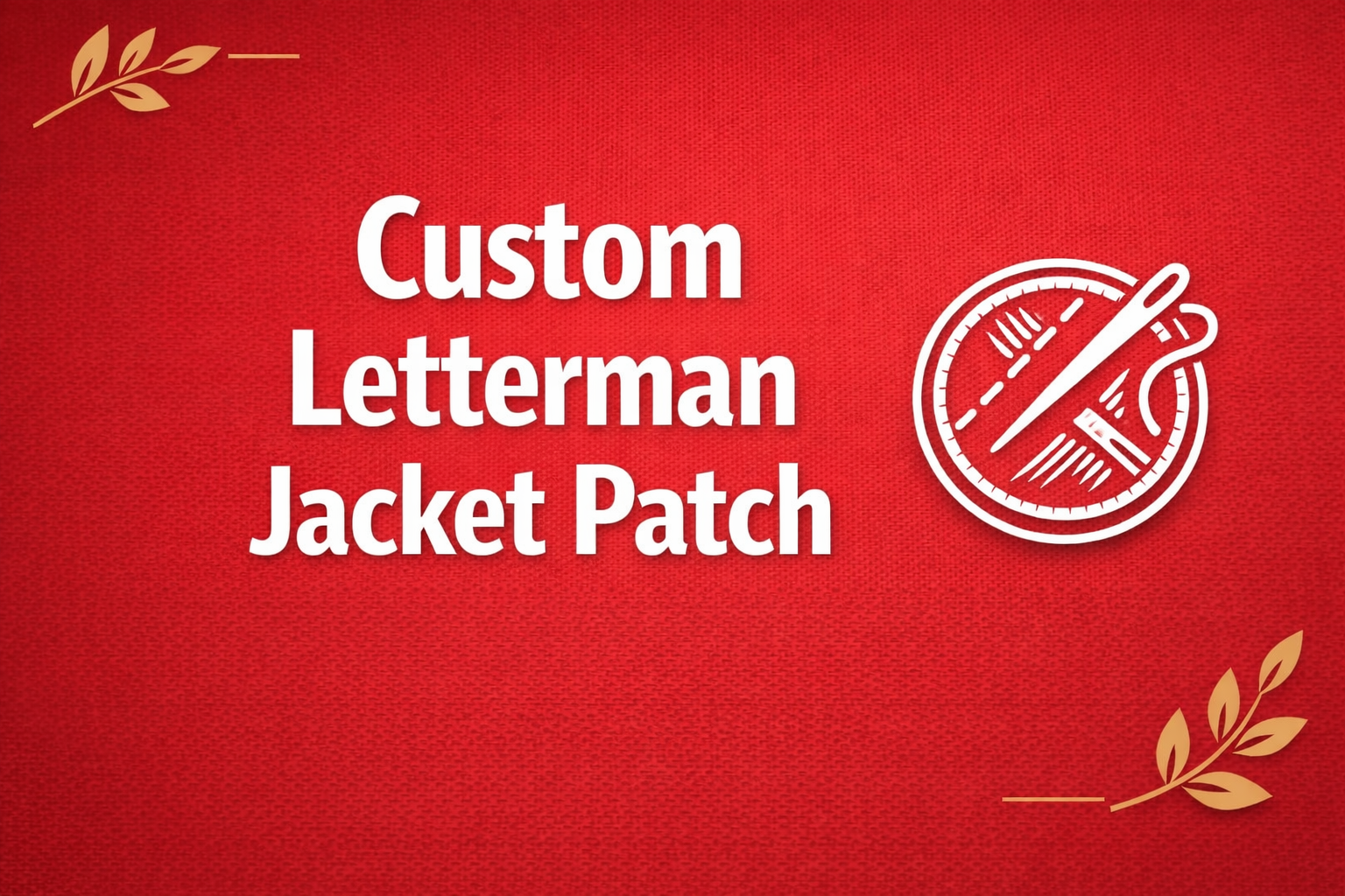 Custom Letterman Jacket Patch