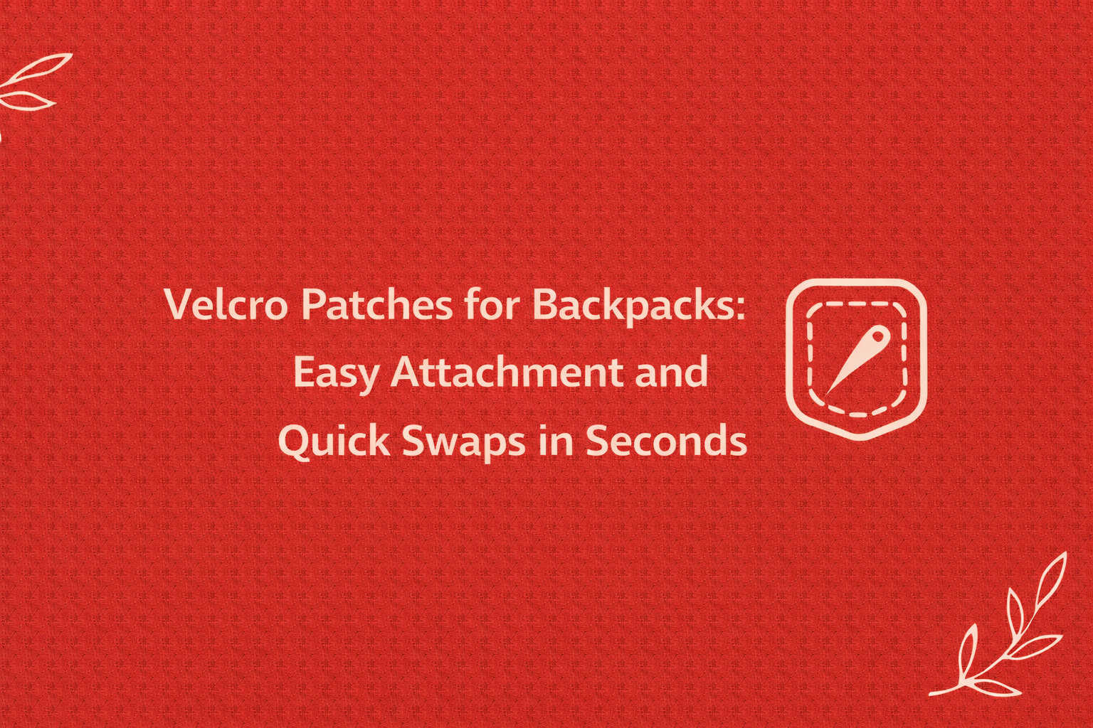 velcro patches for backpacks tactical and school bags