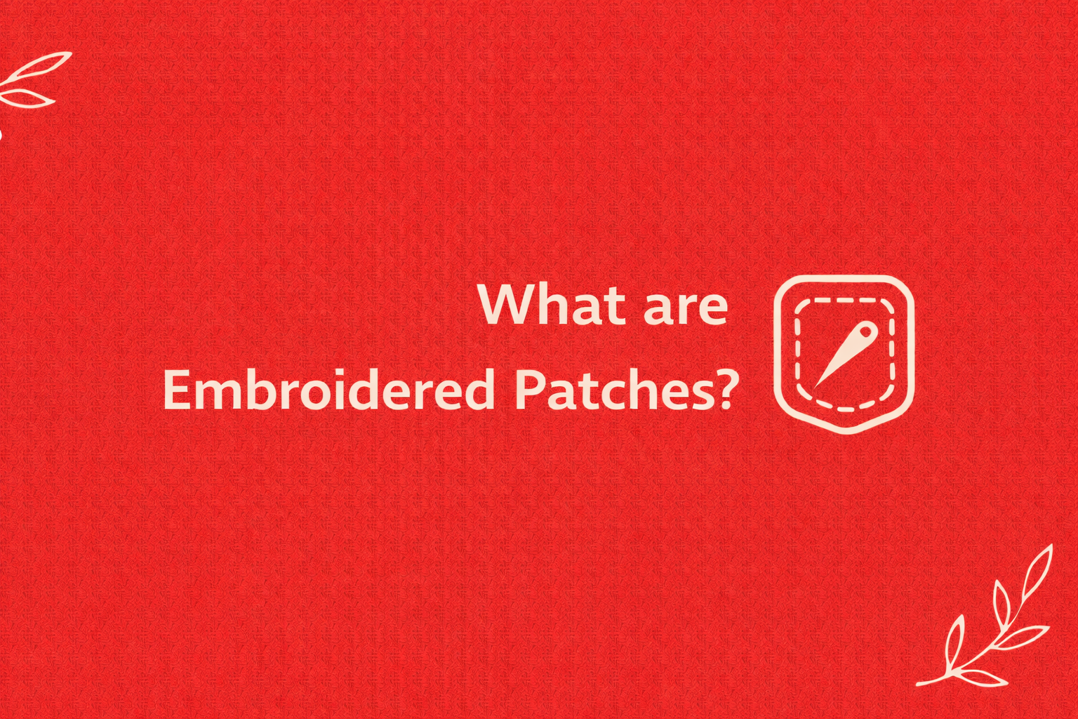 custom embroidered badge patches for uniforms