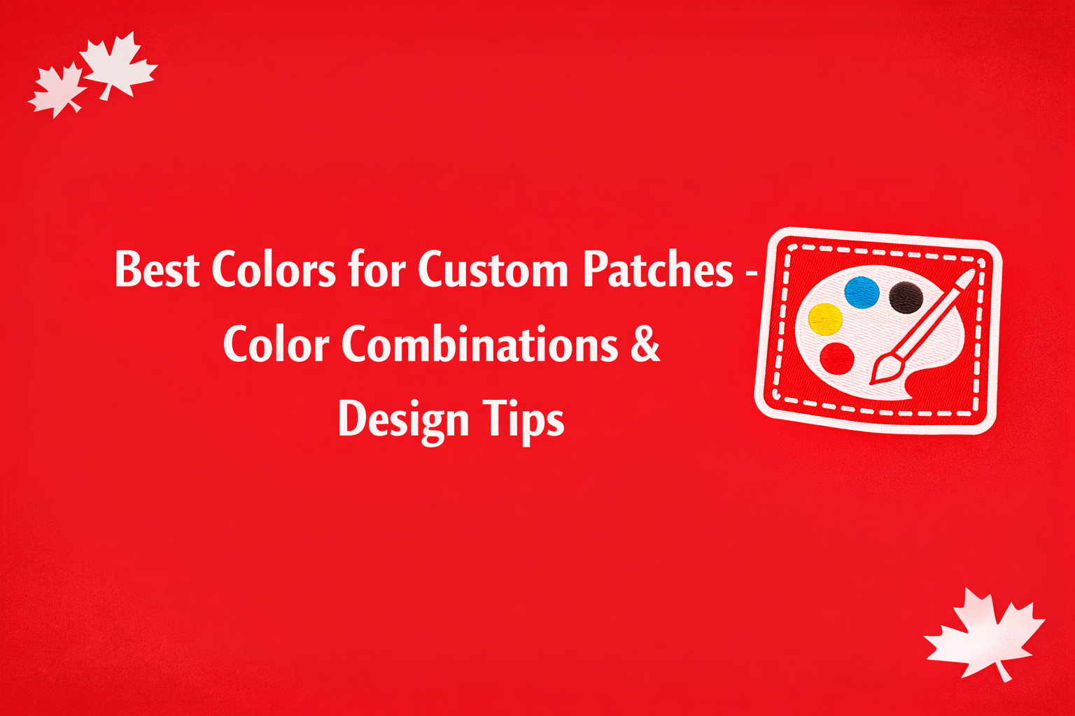 best color combinations for custom embroidered patches