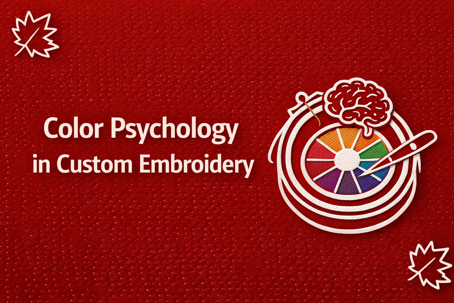 color psychology in custom embroidery patches