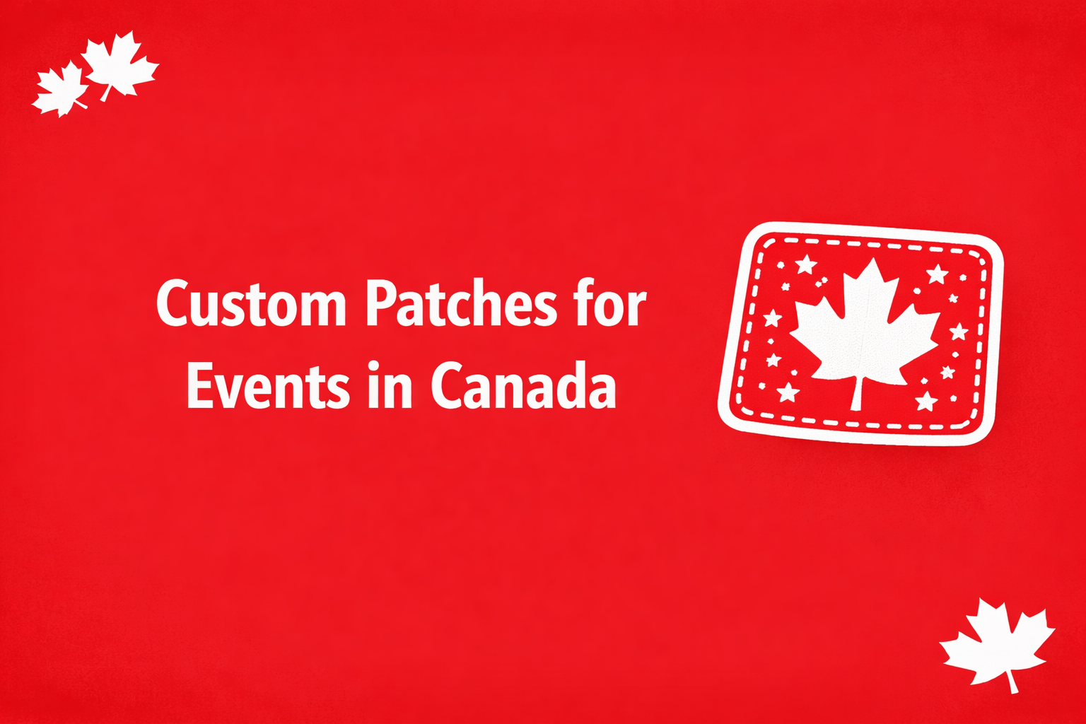 custom patches for events on jackets and bags for branding