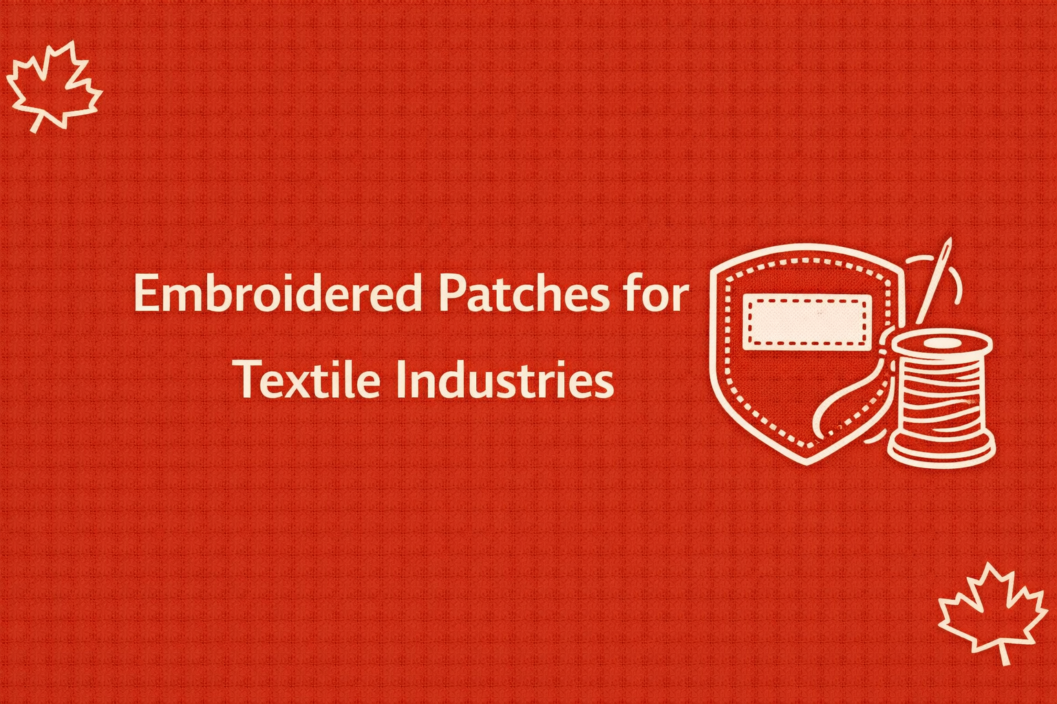 embroidered patches for textile industry clothing brands